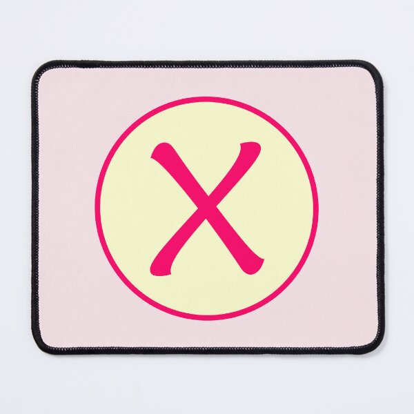 Item preview, Pink Alphabet Letter X Circle designed and sold by Jeallan Designs.