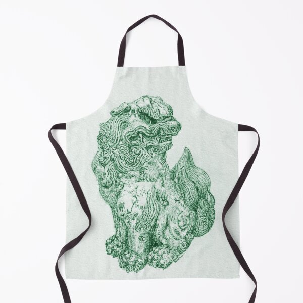 Item preview, Ancient Artifact Series - Foo Dog Guardian Green designed and sold by ECMazur Art.