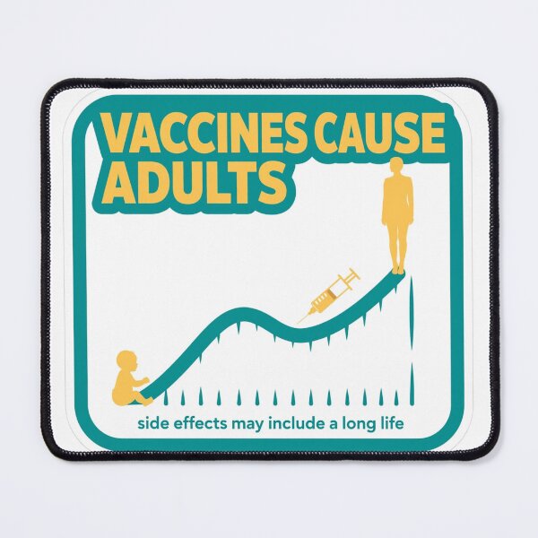 Item preview, Las vacunas causan en los adultos: tabla de crecimiento designed and sold by Dead Scientists Society .