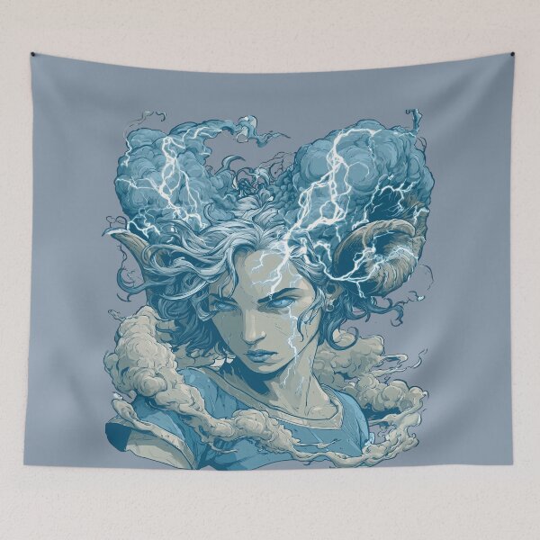 Item preview, Storm Goddess of Lightning designed and sold by MythicMood.