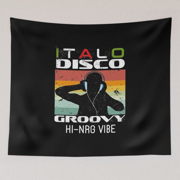 Item preview, Italo Disco Hi NRG Black Classic designed and sold by Graphroad.