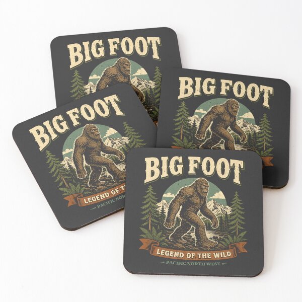 Item preview, Retro Big Foot Illustration: Great for Sasquatch lovers! designed and sold by studio150design.