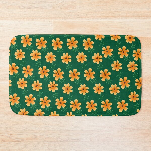 Item preview, Pattern of Orange Flowers designed and sold by Andrew  Hitchen.