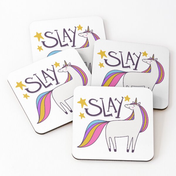 Item preview, Slay Rainbow Unicorn designed and sold by Stephanie McRae.