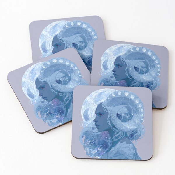 Item preview, Celestial Moon Goddess Profile designed and sold by MythicMood.