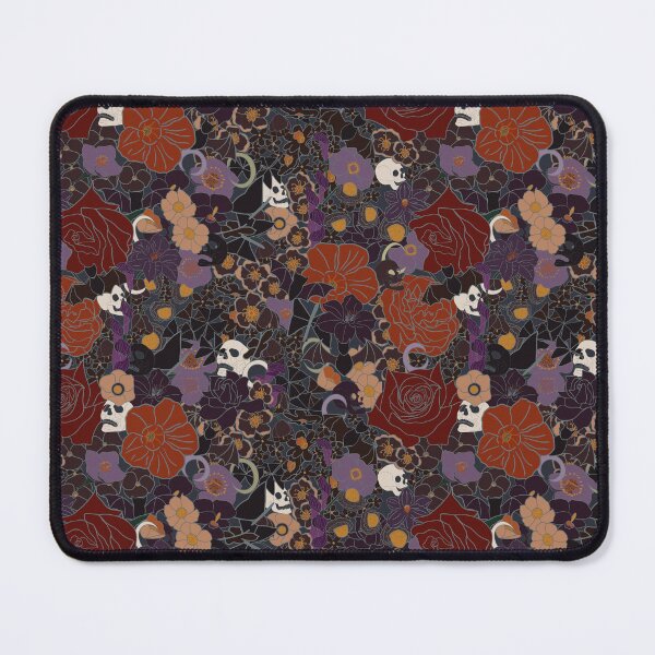 Item preview, Spooky Florals Dark designed and sold by janaeedwardsstudio.