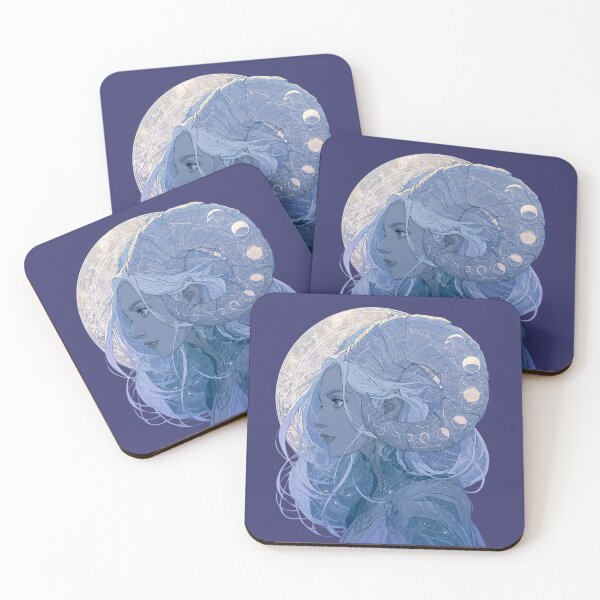 Item preview, Celestial Moon Goddess Profile designed and sold by MythicMood.