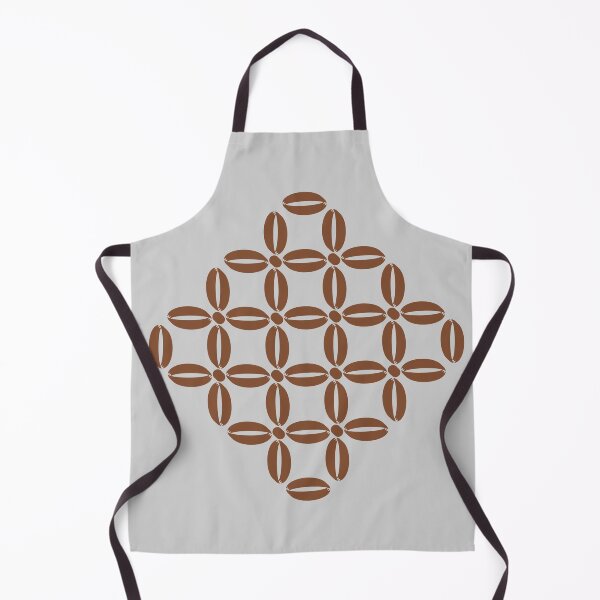 Item preview, Geometric Coffee Bean Minimalist Pattern. designed and sold by ​Jyoti Digital Artist.