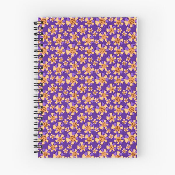 Item preview, Abstract flowers on purple designed and sold by Celeste Bocchicchio-Chaudhri.
