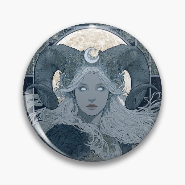 Item preview, Moon Goddess Fantasy Portrait designed and sold by MythicMood.