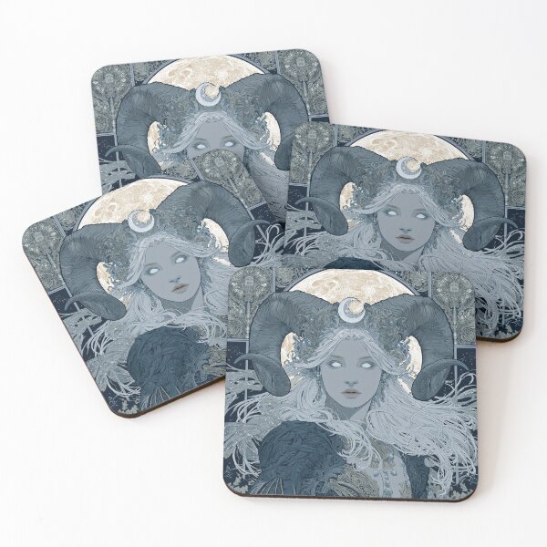 Item preview, Moon Goddess Fantasy Portrait designed and sold by MythicMood.