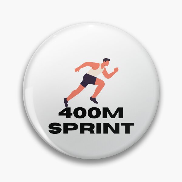 Item preview, 400m SRPINT (MALE) - BLACK designed and sold by ArtsyCity.