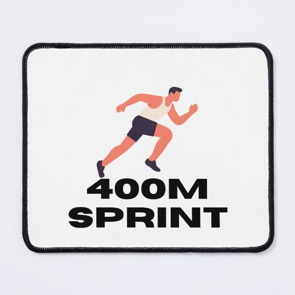 Item preview, 400m SRPINT (MALE) - BLACK designed and sold by ArtsyCity.