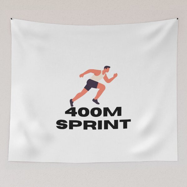 Item preview, 400m SRPINT (MALE) - BLACK designed and sold by ArtsyCity.