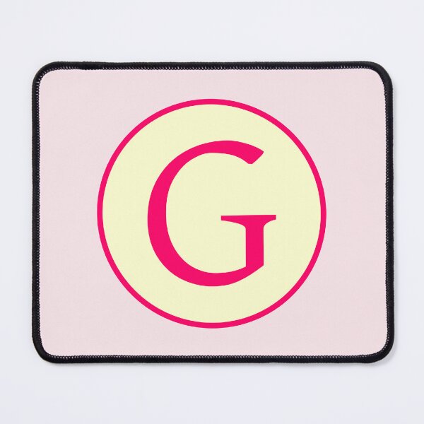 Item preview, Pink Alphabet Letter G Circle designed and sold by Jeallan Designs.