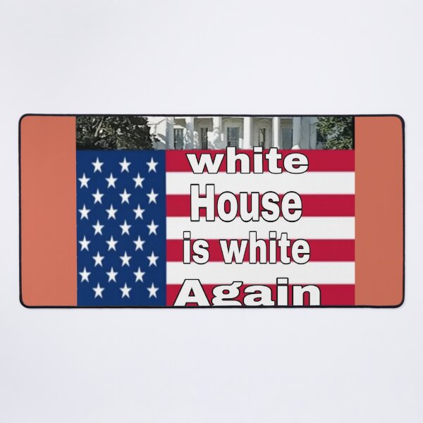 Item preview, The White House Is White Again – Political Statement Design designed and sold by blackbankmatter.