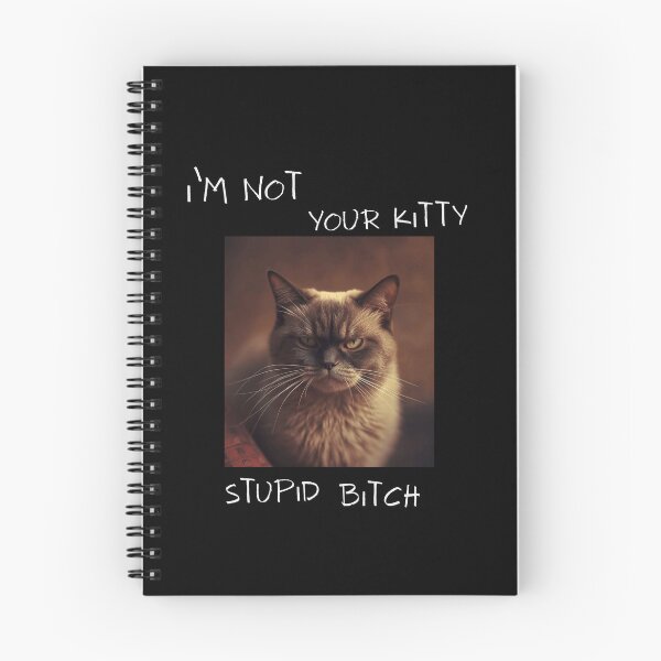 Item preview, Mad Kitty cat funny humorous quote  designed and sold by Serce w tej sztuce.