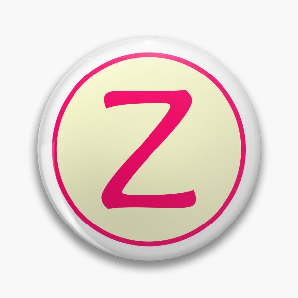 Item preview, Pink Alphabet Letter Z Circle designed and sold by Jeallan Designs.