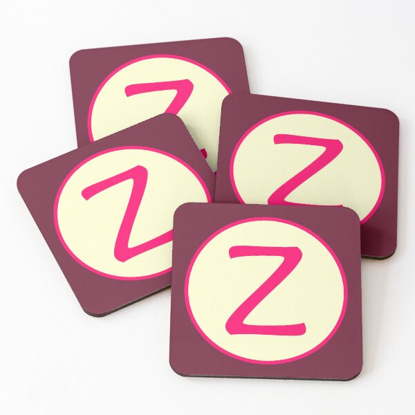 Item preview, Pink Alphabet Letter Z Circle designed and sold by Jeallan Designs.