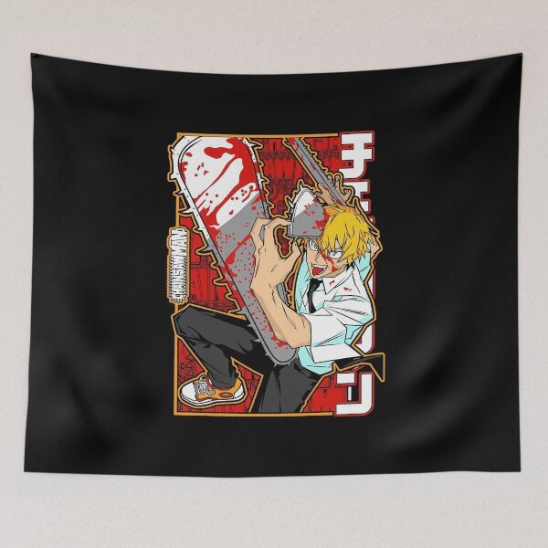 Item preview, Fearless Chainsaw Devil Hunter Anime Design designed and sold by CrispyToast-YT.