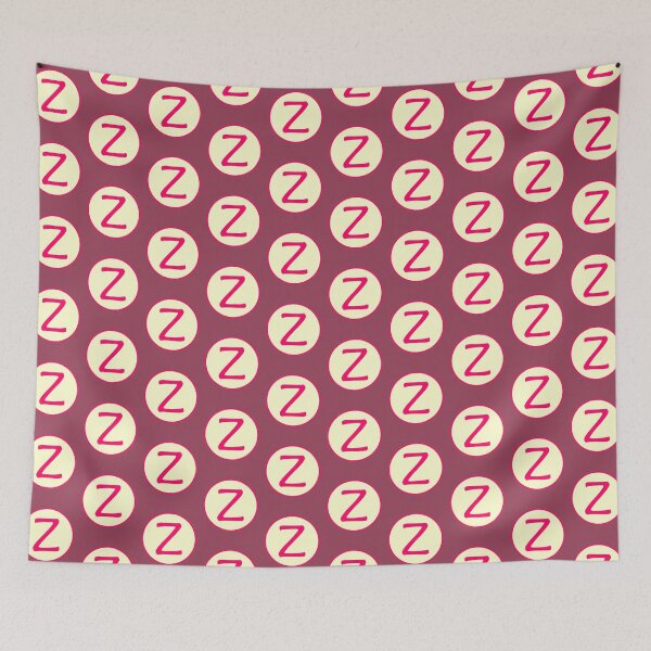 Item preview, Pink Alphabet Letter Z Circle designed and sold by Jeallan Designs.