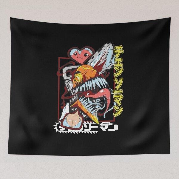 Item preview, Fearless Chainsaw Devil Hunter Anime Design designed and sold by CrispyToast-YT.