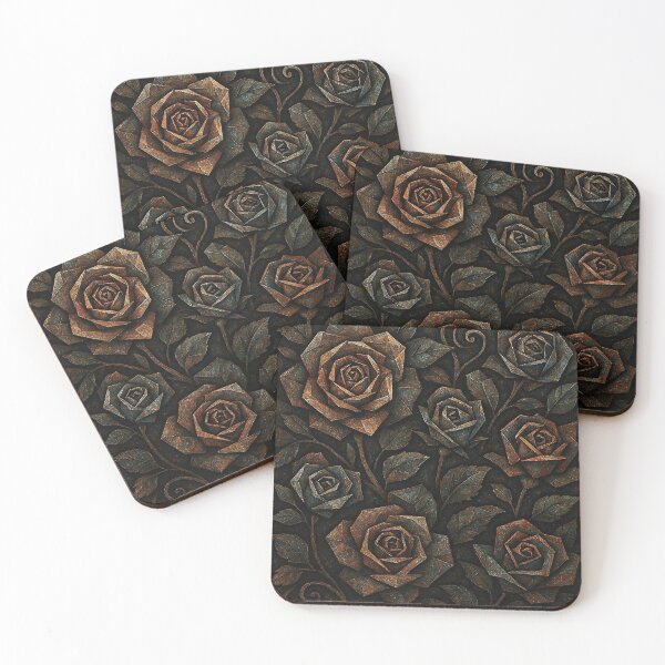 Item preview, Old Metallic Roses Abstract designed and sold by miffd.