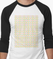 8 Bit Nude Flowers Men's Baseball ¾ T-Shirt