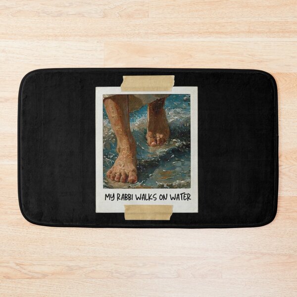 Item preview, My Rabbi walks on water designed and sold by Cane & Abel Creations ..