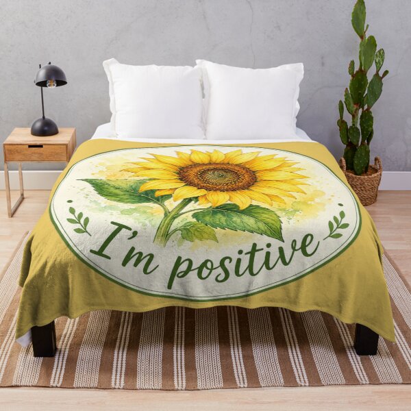 Item preview, I'm Positive, Radiant Sunflower Bloom, Sunflower State of Mind,  designed and sold by Evelashop.