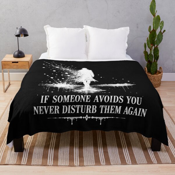 Item preview, If Someone Avoids You Never Disturb Them Again Nightwater Silhouette Art Gift for Her designed and sold by Nightarel.