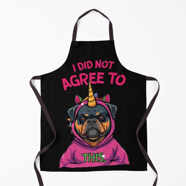 Item preview, Another of I Did Not Agree To This Funny Rottweiler Unicorn Costume designed and sold by The Fine Print by BassAddict.