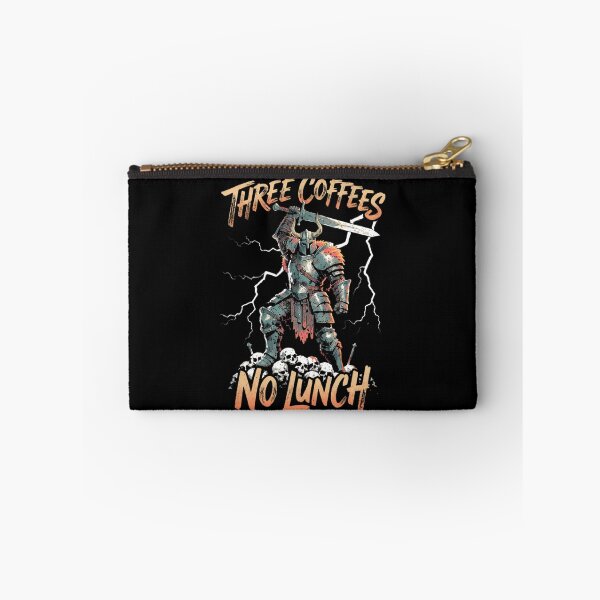 Item preview, Three Coffees No Lunch Medieval Knight - Funny Coffee Love designed and sold by ZBIFBOUETLA.