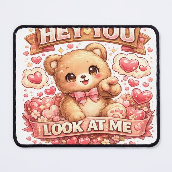 Item preview, Cute teddy bear with hearts design designed and sold by urbanshop7.