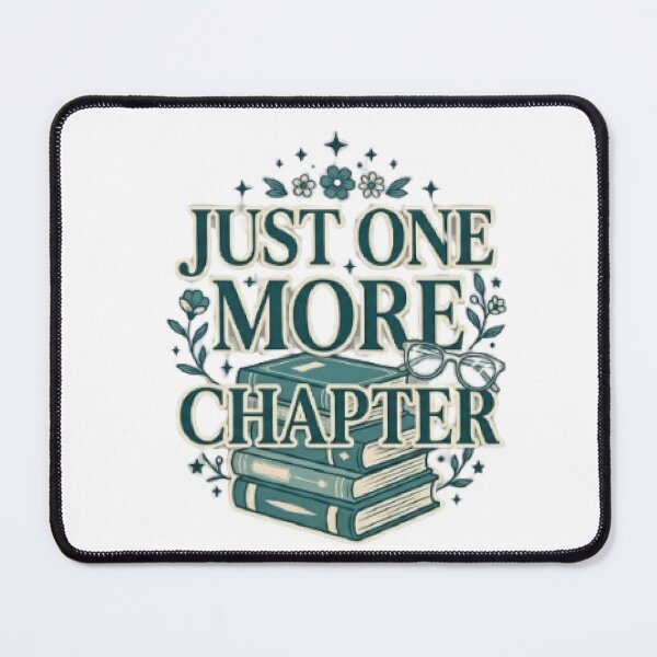 Item preview, Just One More Chapter Book Lover T-Shirt | Cozy Reading Typography | Bibliophile Graphic Tee designed and sold by Faisal Shah.