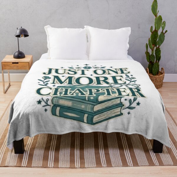 Item preview, Just One More Chapter Book Lover T-Shirt | Cozy Reading Typography | Bibliophile Graphic Tee designed and sold by Faisal Shah.