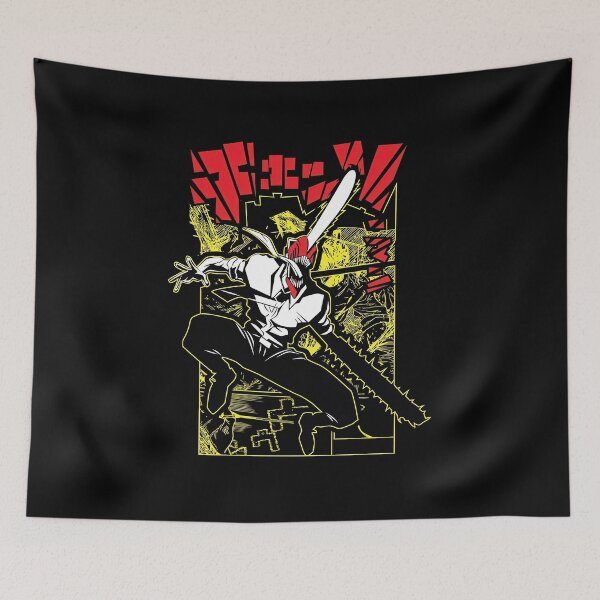 Item preview, Fearless Chainsaw Devil Hunter Anime Design designed and sold by CrispyToast-YT.
