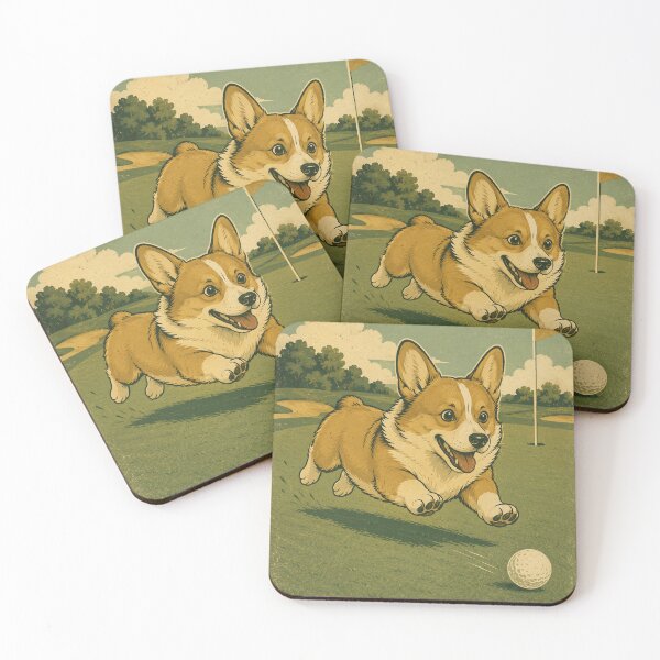 Item preview, Corgi on the Golf Course designed and sold by A Light Worker.