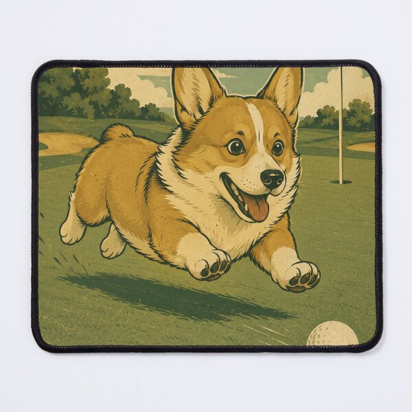 Item preview, Corgi on the Golf Course designed and sold by A Light Worker.