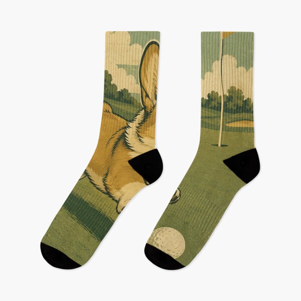 Item preview, Corgi on the Golf Course designed and sold by A Light Worker.
