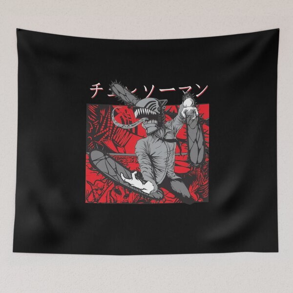 Item preview, Fearless Chainsaw Devil Hunter Anime Design designed and sold by CrispyToast-YT.