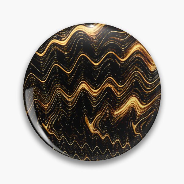 Item preview, Golden Waves in Abstract Motion designed and sold by Vicky Brago-Mitchell®.