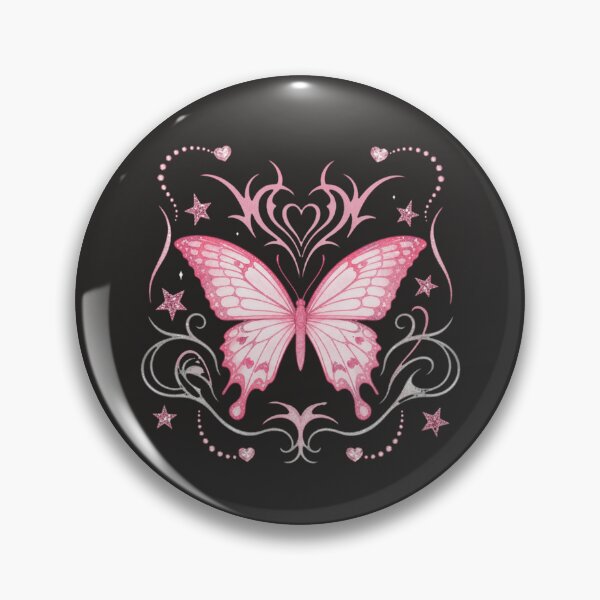 Item preview, Aesthetic Butterfly Cyber Tribal Grunge designed and sold by Clean Print Goods.