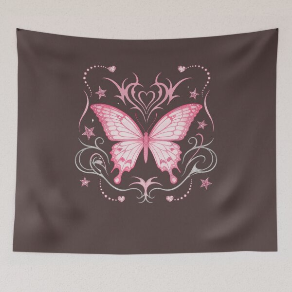 Item preview, Aesthetic Butterfly Cyber Tribal Grunge designed and sold by Clean Print Goods.