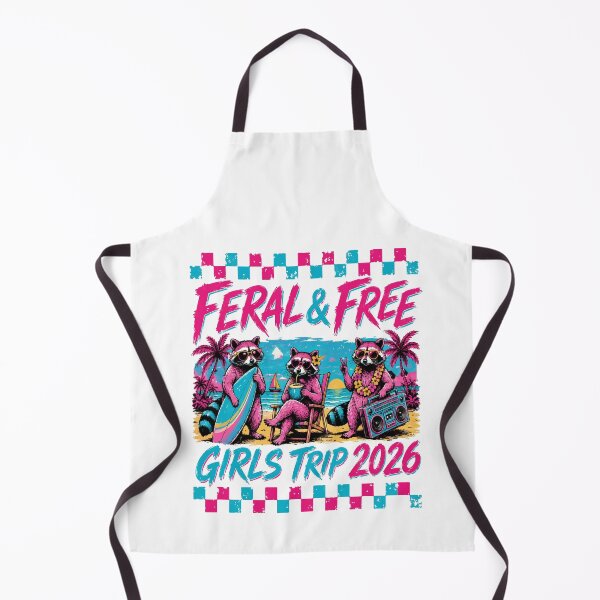 Item preview, Funny Raccoon Feral Girl Summer Vacation Gifts designed and sold by BornBorn.