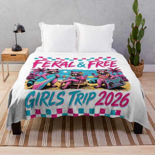 Item preview, Funny Raccoon Feral Girl Summer Vacation Gifts designed and sold by BornBorn.