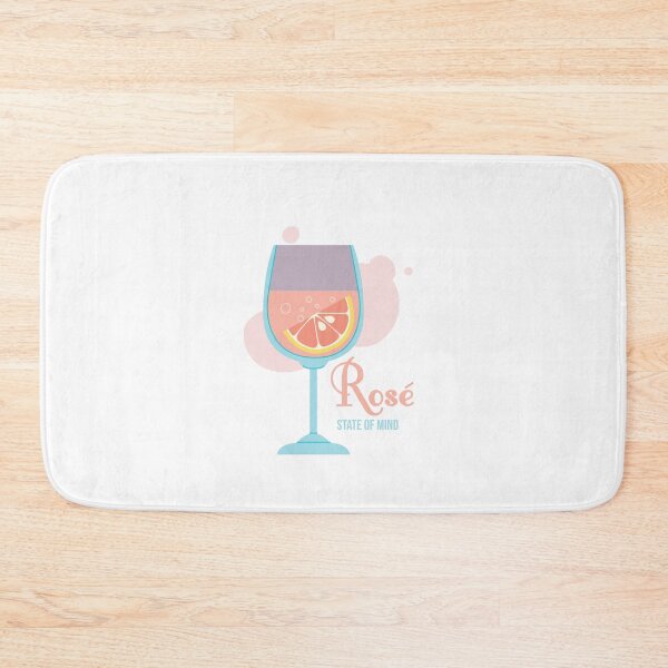 Item preview, Rosé State of Mind | Rosé Wine Glass Illustration | Wine Lover Aesthetic | Summer Drink Design designed and sold by luckyhue.
