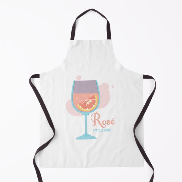 Item preview, Rosé State of Mind | Rosé Wine Glass Illustration | Wine Lover Aesthetic | Summer Drink Design designed and sold by luckyhue.