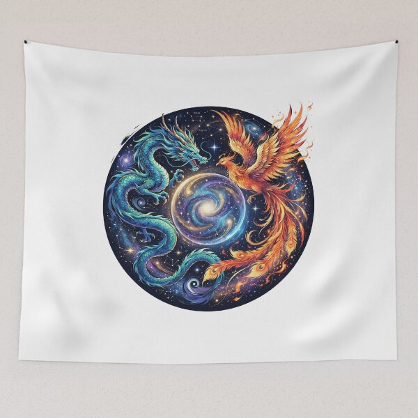 Item preview, Celestial Dragon and Phoenix Harmony designed and sold by Rahat3344.