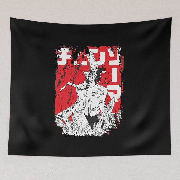 Item preview, Fearless Chainsaw Devil Hunter Anime Design designed and sold by CrispyToast-YT.